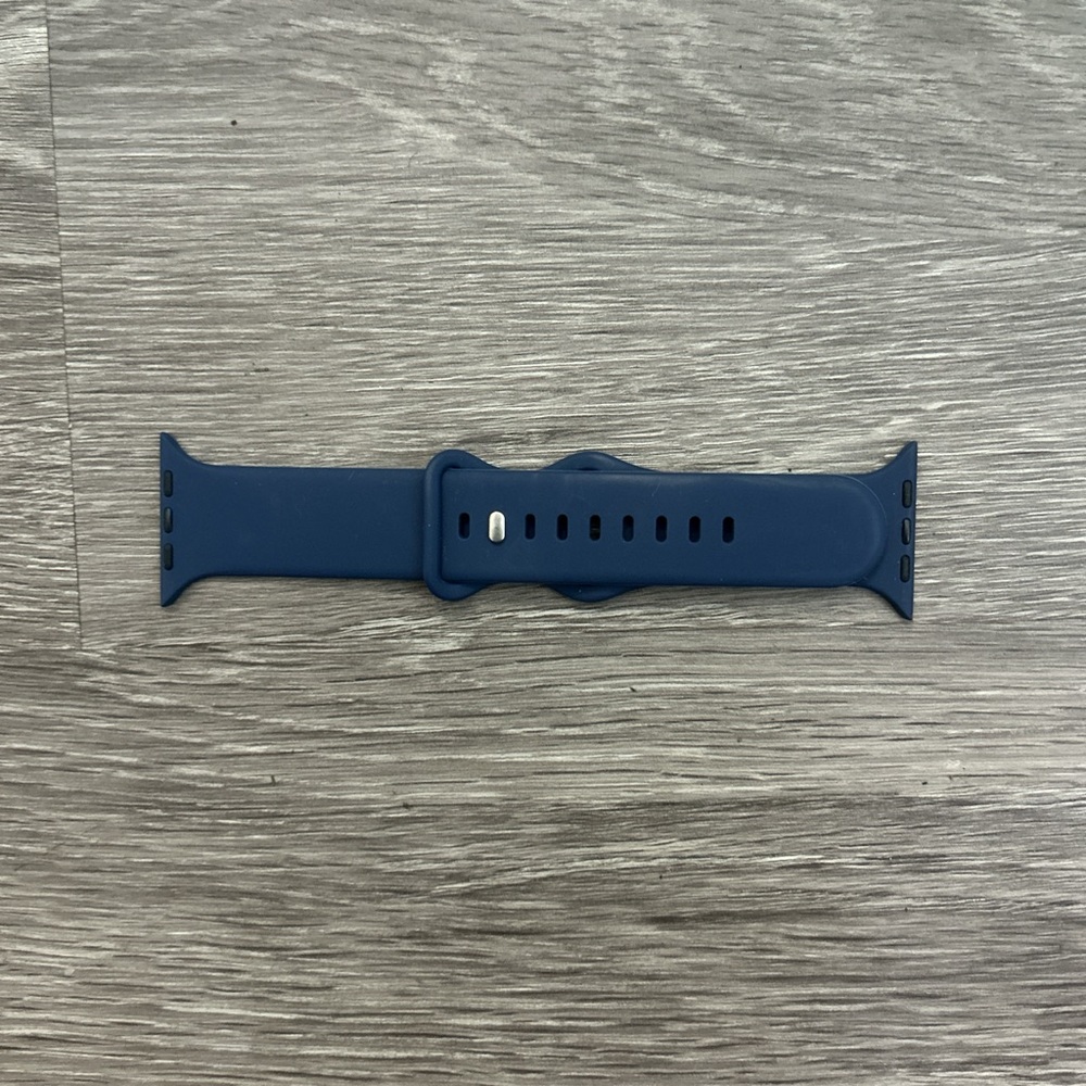 Blue Silicone Watch Band